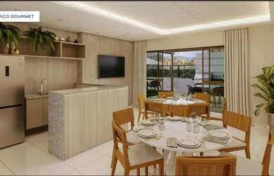 Imagem: O apartamento possui 2 Dormitórios, 1 Banheiro, 1 Vaga na garagem