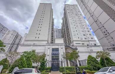 Imagem: O apartamento possui 1 Dormitório, 2 Banheiros, 1 Vaga na garagem