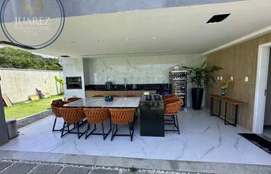 Imagem 9: CASA DUPLEX FINAMENTE DECORADA 4 SUÍTES NO ALPHAVILLE LITORAL NORTE 3, 298M2 DE ÁREA CONST