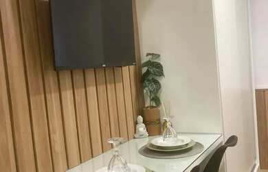 Imagem: O studio possui 1 Dormitório, 1 Banheiro, 1 Vaga na garagem