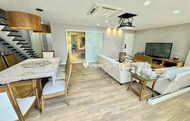 Imagem: O apartamento na cobertura possui 5 Dormitórios, 5 Banheiros