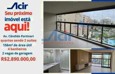 Imagem: O apartamento possui 4 Dormitórios, 4 Banheiros, 2 Vagas na