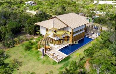 Imagem: A casa em condomínio possui 4 Dormitórios, 5 Banheiros, 4