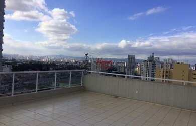 Imagem: O apartamento na cobertura possui 2 Dormitórios, 1 Banheiro