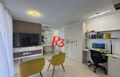 Imagem: O studio possui 1 Dormitório, 1 Banheiro, 1 Vaga na garagem