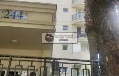 Imagem: O apartamento possui 3 Dormitórios, 2 Banheiros, 1 Vaga na