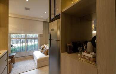 Imagem 3: Apartamento 36m² , 2 dormitórios, varanda a 3 minutos do metrô