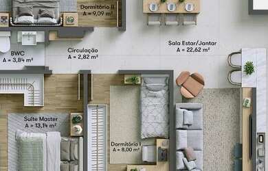 Imagem 2: Apartamento à venda, 107 m² por R$ 1.009.000,00 - Fazenda - Itajaí/SC