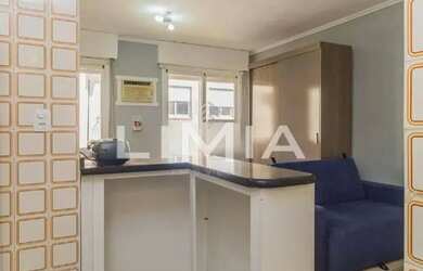 Imagem: O apartamento possui 1 Dormitório, 1 Banheiro, 27m² de Área