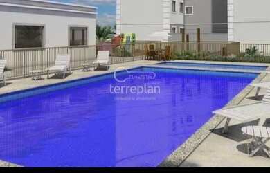 Imagem: O apartamento possui 2 Dormitórios, 1 Banheiro, 1 Vaga na garagem