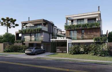 Imagem: A casa em condomínio possui 4 Dormitórios, 4 Banheiros, 3