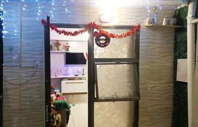 Imagem: A casa possui 1 Dormitório, 1 Banheiro, 1 Vaga na garagem