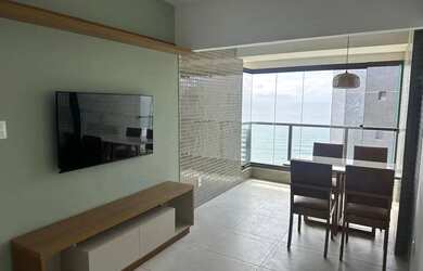 Imagem: O apartamento possui 1 Dormitório, 1 Banheiro, 1 Vaga na garagem