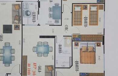 Imagem 16: Lindo Apartamento com 2 qtos/elevador/1 vaga, à venda, 70 m² por R$...