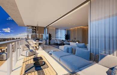 Imagem: O apartamento possui 4 Dormitórios, 5 Banheiros, 5 Vagas na