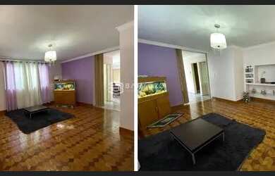 Imagem: A casa possui 3 Dormitórios, 2 Banheiros, 3 Vagas na garagem