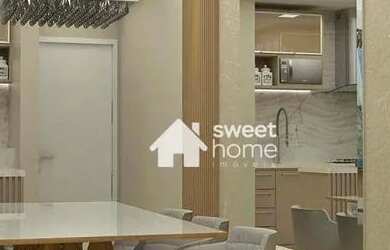 Imagem: O apartamento possui 2 Dormitórios, 1 Banheiro, 1 Vaga na garagem