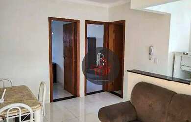 Imagem: O apartamento possui 2 Dormitórios, 1 Banheiro, 1 Vaga na garagem