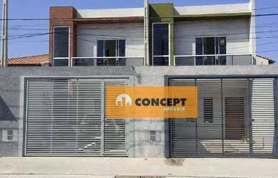 Imagem: A casa possui 3 Dormitórios, 3 Banheiros, 2 Vagas na garagem