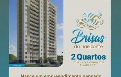 Imagem: O apartamento possui 2 Dormitórios, 1 Banheiro, 1 Vaga na garagem