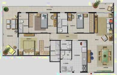 Imagem 13: COBERTURA RESIDENCIAL em Rio de Janeiro - RJ, Recreio dos Bandeirantes