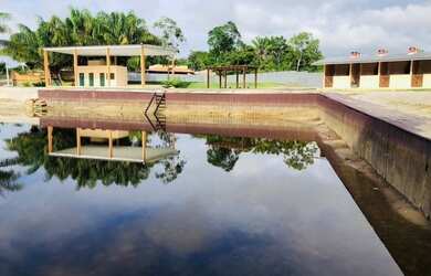 Imagem: A chácara possui 1.000m² de Área e está localizado em Centro