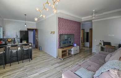 Imagem: A casa em condomínio possui 3 Dormitórios, 2 Banheiros, 2