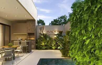 Imagem: A casa possui 3 Dormitórios, 2 Banheiros, 2 Vagas na garagem