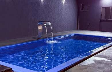 Imagem 5: Área de lazer completa. Piscina, Churrasqueira, Imóvel mobiliadoeVaranda