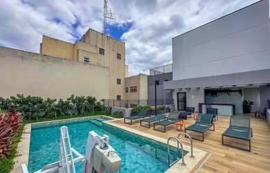 Imagem: O apartamento possui 1 Dormitório, 1 Banheiro, 23m² de Área