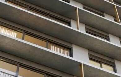 Imagem: O apartamento possui 1 Dormitório, 1 Banheiro, 1 Vaga na garagem