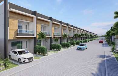 Imagem: A casa possui 3 Dormitórios, 3 Banheiros, 2 Vagas na garagem