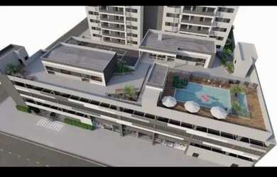 Imagem: O apartamento possui 2 Dormitórios, 1 Banheiro, 1 Vaga na garagem