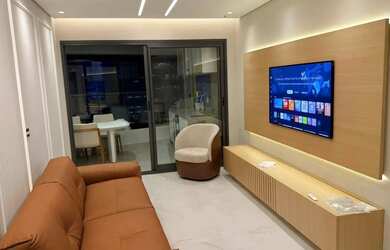 Imagem 5: Imovel Ed O.k.A 124m 3 suites, sala ampla, semi-mobiliado 2 vagas para locação em Alphavil