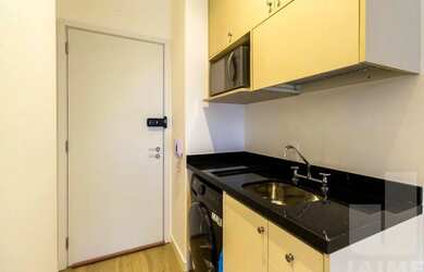 Imagem 16: Studio nunca habitado 28,44 , com mezanino e pé direito alto 3,40, em...