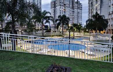 Imagem: O apartamento na cobertura possui 3 Dormitórios, 2 Banheiros