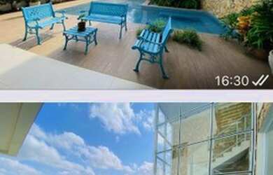 Imagem: A casa em condomínio possui 5 Dormitórios, 5 Banheiros, 4