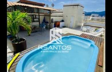 Imagem: O apartamento na cobertura possui 4 Dormitórios, 3 Banheiros