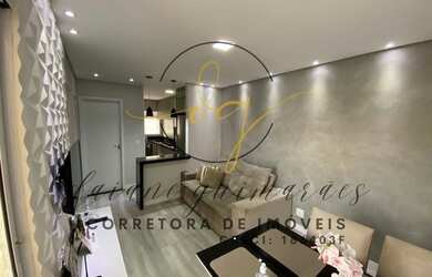 Imagem: O apartamento possui 2 Dormitórios, 1 Banheiro, 1 Vaga na garagem