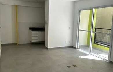 Imagem: O apartamento possui 1 Dormitório, 1 Banheiro, 1 Vaga na garagem