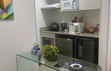 Imagem: O apartamento na cobertura possui 1 Dormitório, 1 Banheiro