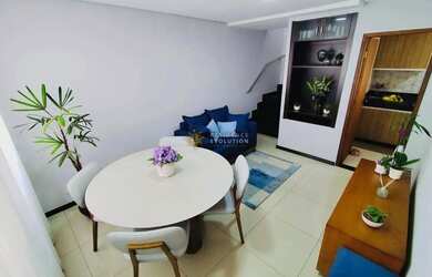 Imagem: A casa em condomínio possui 3 Dormitórios, 2 Banheiros, 1