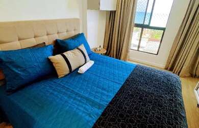 Imagem: O apartamento possui 2 Dormitórios, 1 Banheiro, 1 Vaga na garagem