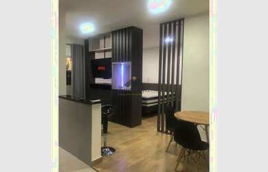 Imagem: O studio possui 1 Dormitório, 1 Banheiro, 1 Vaga na garagem