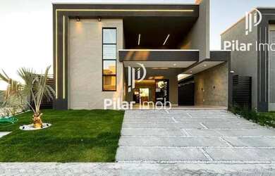 Imagem: A casa em condomínio possui 3 Dormitórios, 5 Banheiros, 4