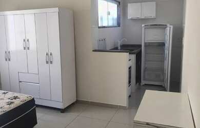 Imagem: A kitnet possui 1 Dormitório, 1 Banheiro, Imóvel mobiliado