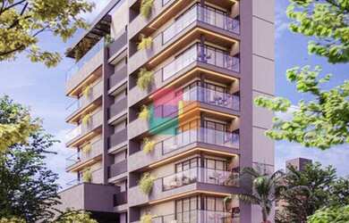 Imagem: O apartamento possui 2 Dormitórios, 1 Banheiro, 1 Vaga na garagem