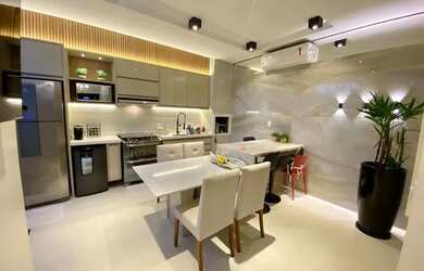 Imagem: A casa em condomínio possui 3 Dormitórios, 5 Banheiros, 2