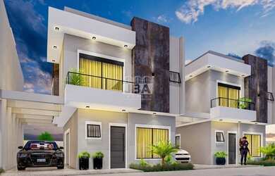 Imagem: A casa em condomínio possui 3 Dormitórios, 3 Banheiros, 2