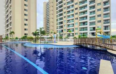 Imagem: O apartamento possui 1 Dormitório, 1 Banheiro, 1 Vaga na garagem